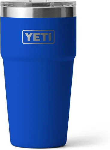 Vista 28 de YETI Rambler - Vaso apilable de 20 onzas, acero inoxidable, aislado al vacío con tapa MagSlider Verde mar