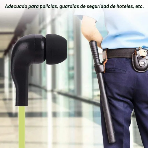 Vista 6 de Cuifati Walkie Talkie Auricular con micrófono, 2Pin 0.098 in & 0.138 in Single Wire Auricular universal Walkie Talkie Auriculares adecuados