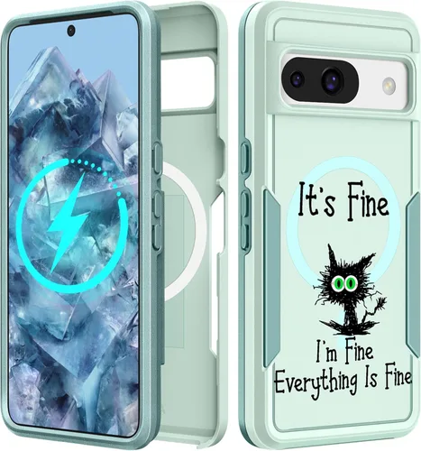 Vista 85 de Funda para Moto G 5G 2024 – Compatible con MagSafe para mujeres y niñas, bonita funda protectora magnética para teléfono, diseño femenino Kawaii