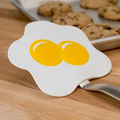 Vista 3 de Tovolo Spatulart - Turner de huevo frito con mango de acero inoxidable