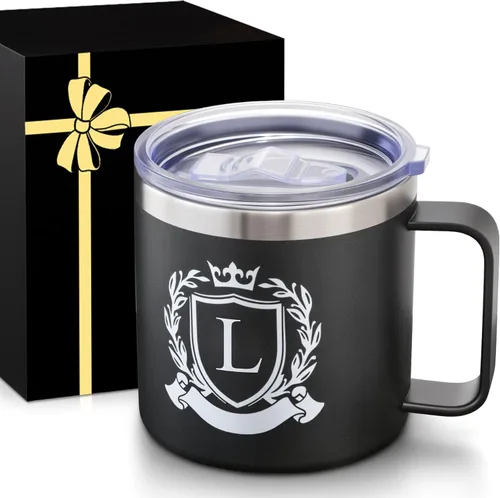 Vista 24 de MNZZ Taza de Café Aislada Personalizada de 14 Oz de Acero Inoxidable a Prueba de Fugas Taza de Agua Grande Pesada Taza Cafe Accesorios de Viaje