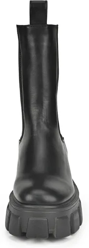 Vista 4 de READYSALTED Womens Mid Calf Cleated Chunky Platform High Ankle Fashion Boots ROTA