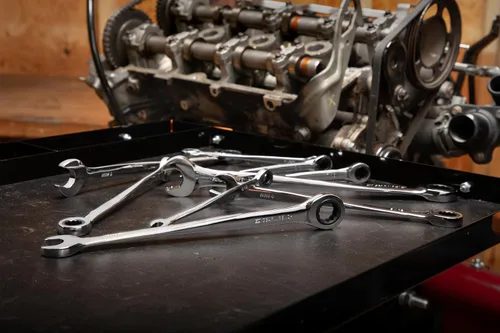 Vista 7 de GEARWRENCH Juego de llaves combinadas de trinquete de haz X XL de 9 piezas de 12 puntos, SAE - 85898