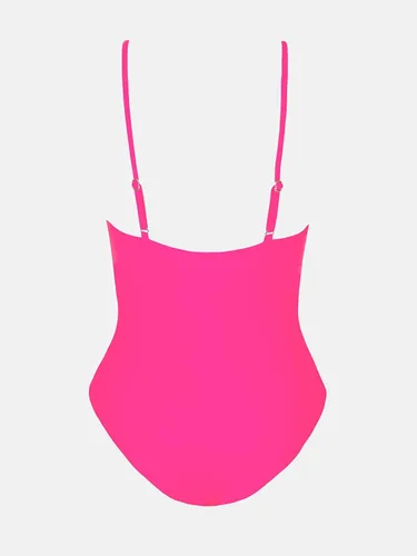 Vista 5 de CUPSHE - Traje de baño de una pieza para mujer, con control de abdomen y cuello en V