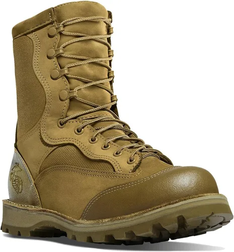 Vista 3 de Danner Botas USMC RAT para hombre, 8 pulgadas, Gore-TEX, Vibram 360, clima templado, Marrón