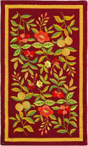 Vista 17 de SAFAVIEH Chelsea Collection - Alfombra decorativa de 1 pies 8 pulgadas x 2 pies 6 pulgadas, color negro, lana de campo francesa enganchada a mano
