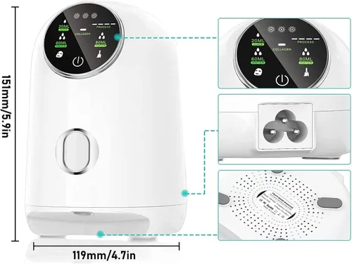 Vista 5 de Kit de máquina de mascarilla facial, fabricante de máscaras de 5 minutos, herramientas de belleza para el cuidado de la piel facial, máquina