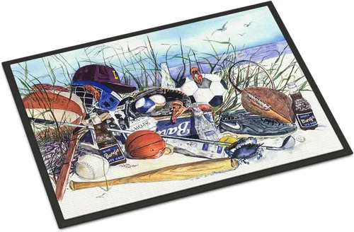Vista 61 de Caroline's Treasures 1006MAT Pass Bait Shop - Felpudo de 18 x 27 pulgadas, para interiores y exteriores, para entrada, antideslizante, lavable
