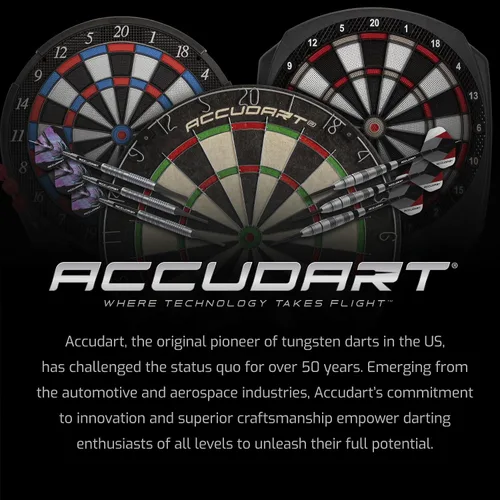Vista 6 de Accudart Soft Tip Dart Set 1.0 – Barril de acero niquelado, agarre moleteado, ejes de policarbonato, vuelos estándar – Puntos de punta suave