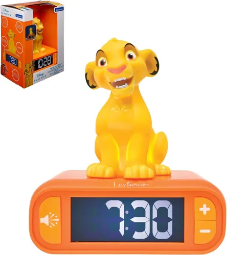 Vista 36 de LEXiBOOK, Vengadores de Marvel, Reloj despertador con luz nocturna de Los Vengadores, Sonidos y melodías, Pantalla LCD retroiluminada, Luminoso