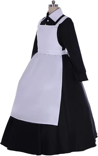 Vista 3 de Fortunehouse The Promised Neverland Isabella Krone Disfraz de cosplay Grace Field Maid Uniforme para mujer