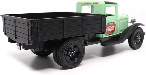 Vista 9 de Motor city classics Coca-Cola Diecast coleccionable Ford Modelo AA 1931 (versión verde) escala 1:24 424024 con licencia