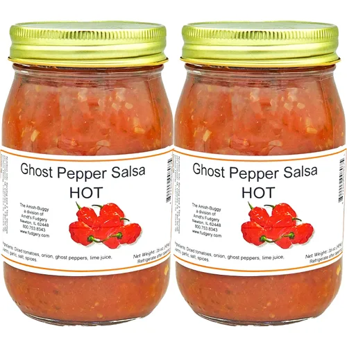 Vista 12 de Arndts Fudgery Amish Made Salsa Tarros de 2-16 onzas (manzana mediana)