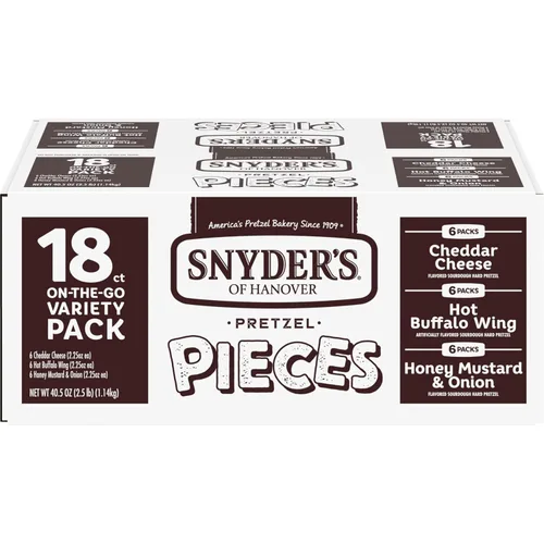 Vista 7 de Snyder's of Hanover Paquete variado de pretzels, 20 unidades de 0.92 onzas