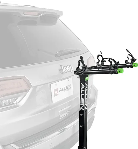 Vista 6 de Allen Sports Deluxe - Soporte de enganche para 2 bicicletas, modelo ZN520, color negro