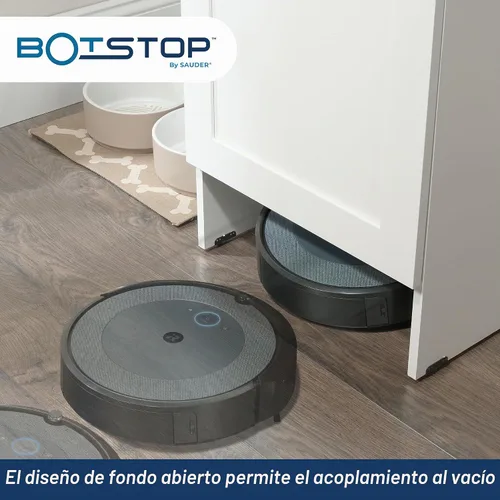 Vista 7 de Sauder Homeplus Robot - Armario de almacenamiento para despensa de cocina, puerta individual con estantes ajustables, en blanco suave