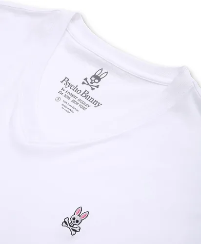 Vista 4 de Psycho Bunny Camiseta de manga corta con cuello en V para hombre