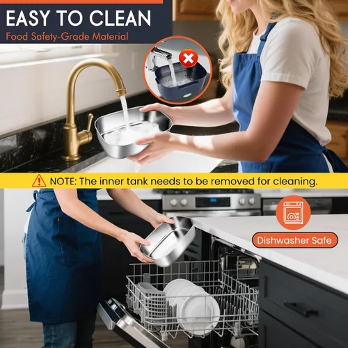 Vista 7 de AOSION Lonchera Eléctrica para Adultos, Lonchera Térmica 3 EN 1 con Contenedor de 1.5L, Lonchera Eléctrica Portátil de 80W, Calentador de Alimentos