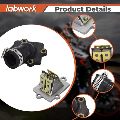 Vista 4 de labwork Reemplazo de la válvula de lengüeta de admisión de scooters para Polaris Sportsman 90 2001-2006