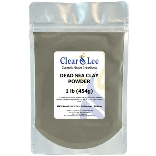 Vista 5 de ClearLee Polvo de grado cosmético de arcilla del mar muerto, polvo natural 100% puro, ideal para desintoxicación de la piel, rejuvenecimiento y más