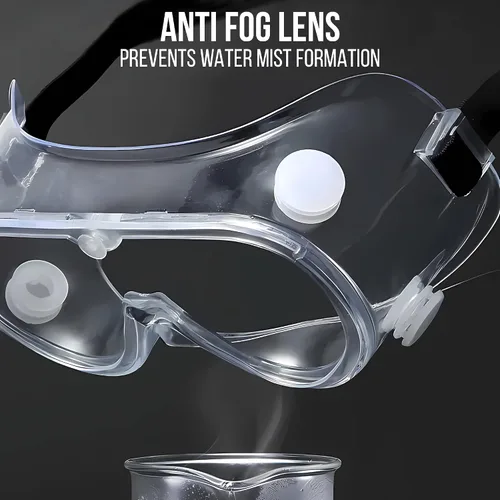 Vista 3 de Gafas de seguridad protectoras ajustables, antiniebla, protección contra gafas, lentes resistentes a los arañazos, ideales para seguridad