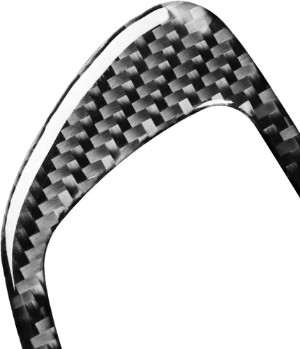 Vista 5 de Adhesivo de fibra de carbono real para interior de coche compatible con Subaru Legacy Outback 2005 2006 2007 2008 2009 4 piezas accesorios