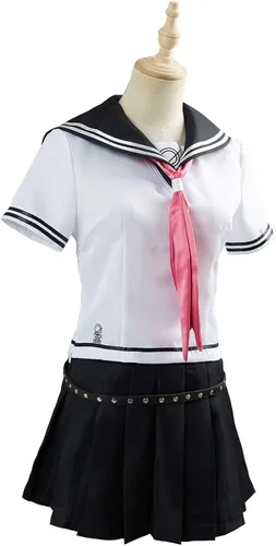 Vista 2 de Mioda Ibuki - Disfraz de marinero de anime para mujeres y niñas, uniforme de escuela secundaria