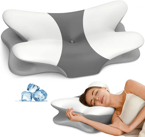 Vista 8 de Cervical Pillow for Neck Pain Relief, Ergonomic Neck Pillow for Sleeping Contour Memory Foam Pillows, Orthopedic Bed Pillow for Side Back Stomach