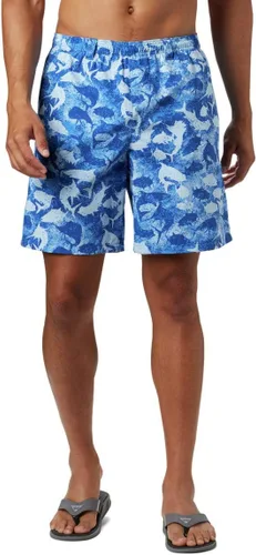 Vista 125 de Columbia Super Backcast - Pantalón corto de agua para hombre Impresión de tinte negro