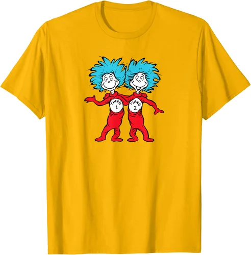 Vista 60 de Dr. Seuss Thing 1 Thing 2 Buddies - Camiseta Negro