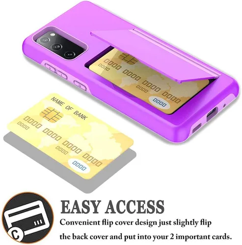 Vista 3 de Funda protectora híbrida de silicona para Samsung Galaxy s20 FE - Negro