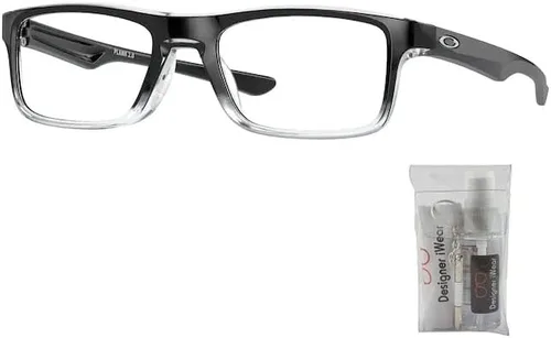 Vista 20 de Oakley Plank 2.0 OX8081 - Lentes rectangulares para hombre y mujer, kit de correa de accesorios, bolsa de microfibra