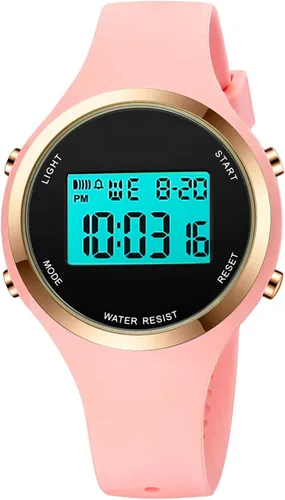 Vista 24 de Reloj XCZAP Deportivo al Aire Libre con Alarma, Resistente al Agua 5 Bar, LED, Digital