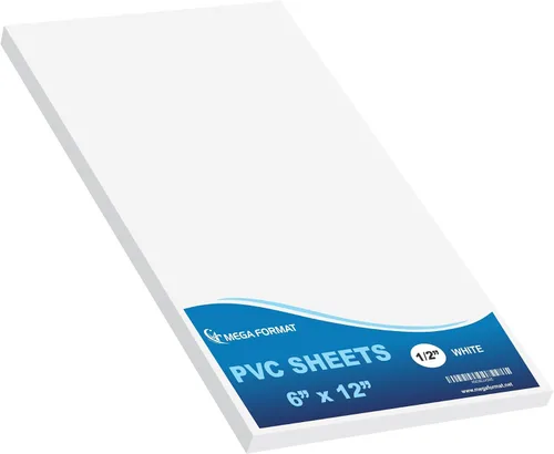 Vista 79 de Mega Format Hojas de plástico de PVC expandido – Hoja negra rígida de 5 x 7 pulgadas para manualidades, señalización y exhibiciones – Sintra Negro