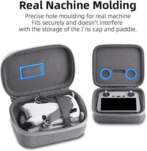 Vista 3 de Coyktonty Bolsa de almacenamiento Estuche de transporte para DJI MINI 4 Pro Drone, MINI 4 Pro Drone Cuerpo/Transmisor Funda Protectora Bolsa
