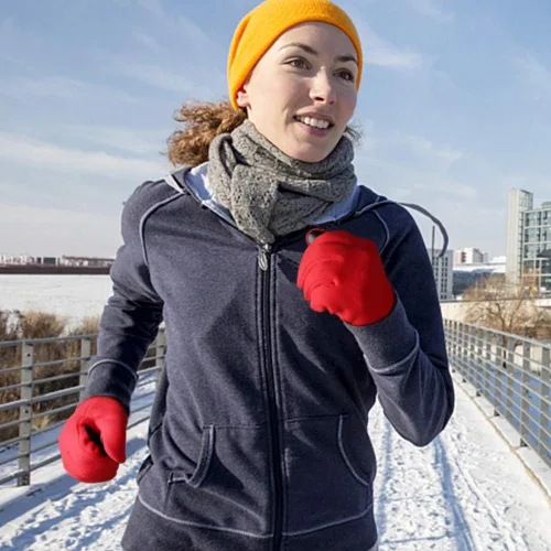 Vista 5 de OZERO Guantes impermeables de invierno para hombres guantes de mujer para correr con pantalla táctil
