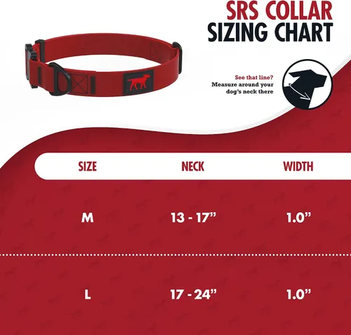 Vista 2 de Tuff Pupper Collar de acción impermeable para perros Collar de perro resistente al agua A prueba de desgarros y sin olor Herrajes metálicos
