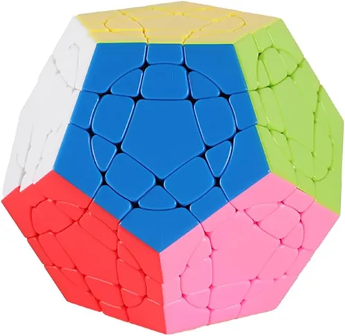 Vista 8 de Willking Qiyi Megaminx Cubo esculpido sin calcomanías 3x3 Pentagonal Dodecaedro Speed Cube Puzzle Toy (versión Qiheng S)