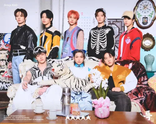 Vista 3 de Stray Kids 5-STAR, El 3er Álbum, CD + Libro de Fotos + Mini Póster en el Envase + Tarjeta de Foto (Set de 8 Versiones en Digipack