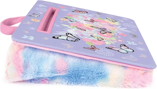 Vista 3 de 3C4G THREE CHEERS FOR GIRLS Butterly Lap - Escritorio con cojín para niños, gran superficie para laptop con cojín, bandeja de viaje para automóvil