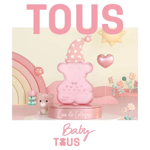 Vista 2 de TOUS Colonia de bebé para niños y niñas. Perfume fresco y polvoriento, aroma suave para bebés y niños pequeños. Regalo ideal para bebés, 3.4 onzas