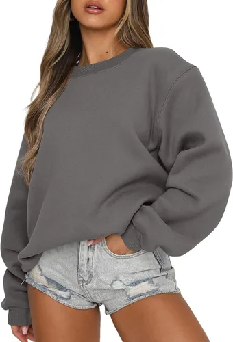 Vista 16 de EFAN Sudaderas de gran tamaño con cuello redondo Y2K para mujer, sudaderas con capucha para otoño, moda 2025, ropa para adolescentes y niñas, lindo