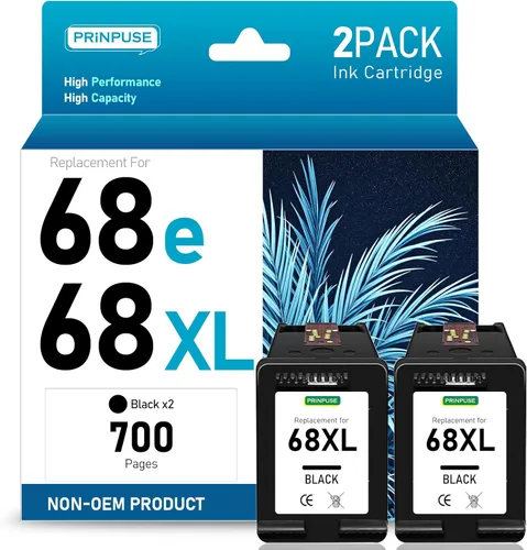 Vista 21 de 63XL - Cartucho de tinta negro remanufacturado para HP 63, compatible con impresora Officejet 3830 4650 4655 Envy 4520 3634 Deskjet 3630 1111