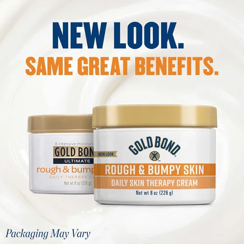 Vista 3 de Gold Bond Rough & Bumpy 8 oz Cream & AmLactin Daily Nourish 14.1 oz Loción con 12% de ácido láctico para piel seca