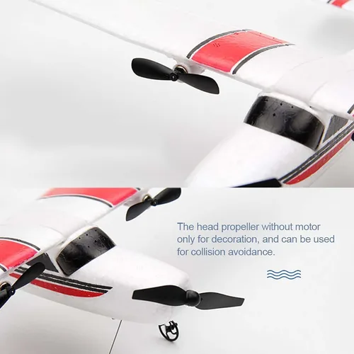 Vista 6 de GoolRC Avión RC, avión de control remoto de 2.4 GHz, avión de control remoto de 2 canales, planeador de espuma EPP, avión RC fácil de volar