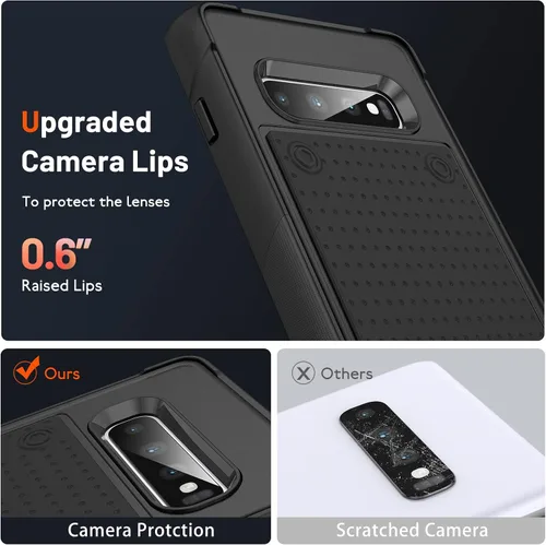 Vista 7 de Funda diseñada para Samsung Galaxy S10 Plus, regalo de grado militar, resistente a las caídas, a prueba de golpes, para Galaxy S10+ Plus