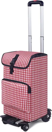 Vista 3 de Bolsa de tela Oxford – Bolsa de repuesto plegable para carrito de compras de 50 litros, bolsa de repuesto reutilizable para carrito de compras, 11.8