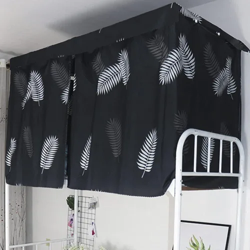 Vista 4 de JIAHG - Cortinas para cama individual para alumnos, para cama individual, tienda de campaña, cortinas, mosquiteras, tela opaca, protección contra