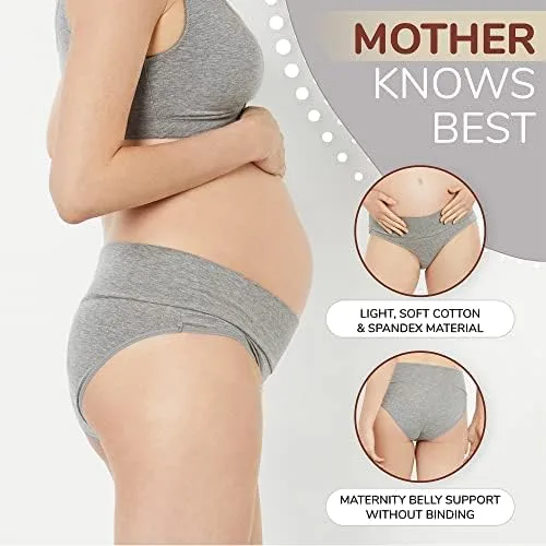 Vista 6 de Motherhood Maternity Women's Maternity 3 Pack Panties S-3X