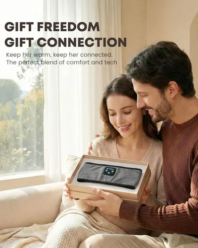 Vista 8 de Audífonos para Dormir con Diadema Bluetooth, Audífonos para Dormir con Diadema Deportiva, Audífonos para Dormir de Larga Duración con Altavoces